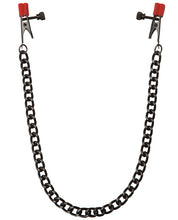 Load image into Gallery viewer, Kink Silicone Nipple Alligator Clamps W-heavy Chain