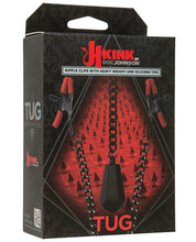 Load image into Gallery viewer, Kink Tug Nipple Clips W-heavy Weight &amp; Silicone Tips