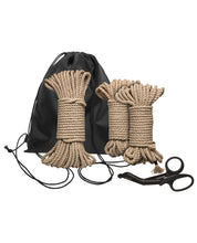 Load image into Gallery viewer, Kink Bind &amp; Tie Initiation Hemp Rope Kit - 5 Pc Kit
