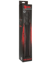 Load image into Gallery viewer, Kink The Quad Silicone Whip - Black