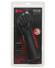 Load image into Gallery viewer, Kink Fist Fuckers Closed Fist Secondskin Dual Density Silicone - Black
