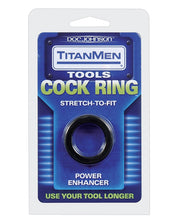 Load image into Gallery viewer, Titanmen Tools Cock Ring - Black