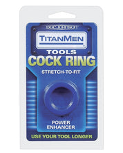 Load image into Gallery viewer, Titanmen Tools Cock Ring - Blue