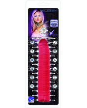 Load image into Gallery viewer, Vivid 7" Pink Ribbed Jelly W-penis Head - Sunrise