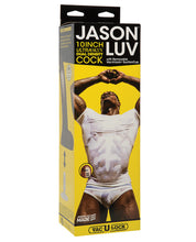 Load image into Gallery viewer, Jason Luv 10" Ultraskyn Cock W-removable Vac-u-lock Suction Cup - Chocolate
