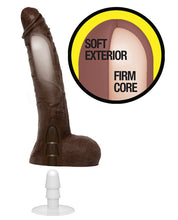 Load image into Gallery viewer, Jason Luv 10" Ultraskyn Cock W-removable Vac-u-lock Suction Cup - Chocolate