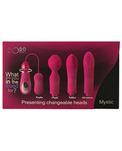 Load image into Gallery viewer, Dorr Mystic Switchable Head Vibe Set - Pink Set Of 4