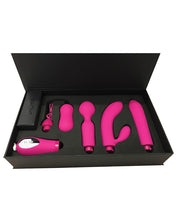 Load image into Gallery viewer, Dorr Mystic Switchable Head Vibe Set - Pink Set Of 4
