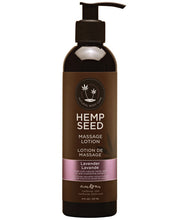 Load image into Gallery viewer, Earthly Body Hemp Seed Massage Lotion - 8 Oz Lavender