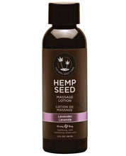 Load image into Gallery viewer, Earthly Body Hemp Seed Massage Lotion - 2 Oz Lavender