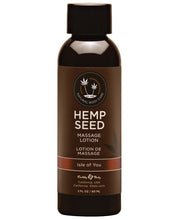 Load image into Gallery viewer, Earthly Body Hemp Seed Massage Lotion - 2 Oz Isle Of You