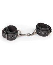 Load image into Gallery viewer, Easy Toys Faux Leather Handcuffs - Black