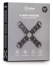 Load image into Gallery viewer, Easy Toys Faux Leather Hogtie - Black