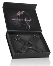 Load image into Gallery viewer, Easy Toys Faux Leather Hogtie - Black