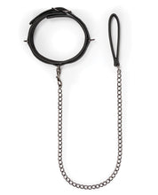 Load image into Gallery viewer, Easy Toys Fetish Collar W-leash - Black