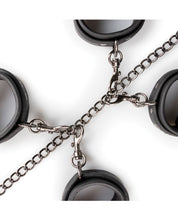 Load image into Gallery viewer, Easy Toys Fetish Set W-collar, Ankle &amp; Wrist Cuffs - Black