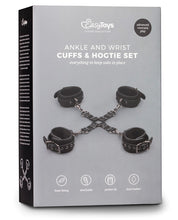 Load image into Gallery viewer, Easy Toys Hogtie W-hand &amp; Anklecuffs - Black