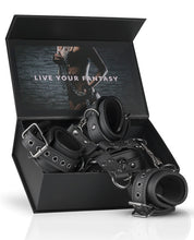 Load image into Gallery viewer, Easy Toys Hogtie W-hand &amp; Anklecuffs - Black