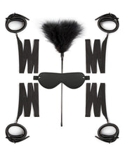 Load image into Gallery viewer, Easy Toys Beginners 6 Piece Beginners Bondage Set - Black