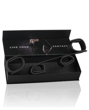 Load image into Gallery viewer, Easy Toys Wrist &amp; Ankle Bondage Bar - Black