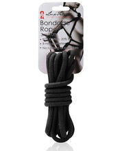 Load image into Gallery viewer, Lux Fetish Bondage Rope - 3 M Black