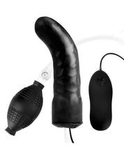 Load image into Gallery viewer, Lux Fetish 6" Inflatable Vibrating Curved Dildo