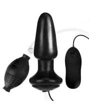Load image into Gallery viewer, Lux Fetish 4" Inflatable Vibrating Butt Plug