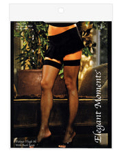 Load image into Gallery viewer, Fishnet Thigh Highs W-back Seam Black O-s