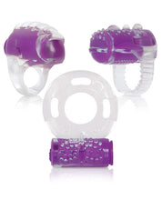Load image into Gallery viewer, Evolved Ring True Unique Pleasure Rings Kit - 3 Pack Clear-purple