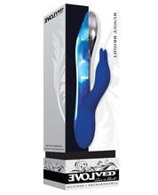Load image into Gallery viewer, Evolved Bunny Bright Light Up Metallic Vibrator - Dark Blue