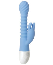 Load image into Gallery viewer, Evolved Bendy Bunny Dual Stim Rechargeable - Powder Blue