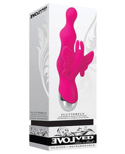 Load image into Gallery viewer, Evolved Flutterfly Rechargeable Dual Stim - Pink