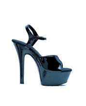 Load image into Gallery viewer, Ellie Shoes Juliet 6" Pump W-2" Platform Black Nine