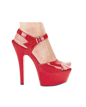 Load image into Gallery viewer, Ellie Shoes Juliet 6" Pump W-2" Platform Red Eight