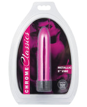 Load image into Gallery viewer, Erotic Toy Company Chrome Classics 5" Vibe - Pink