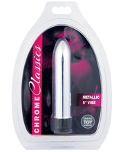 Load image into Gallery viewer, Erotic Toy Company Chrome Classics 5" Vibe - Silver