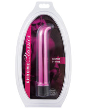 Load image into Gallery viewer, Erotic Toy Company Chrome Classics 7" G Spot Vibe - Pink