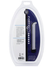 Load image into Gallery viewer, Erotic Toy Company Chrome Classics  7" G Spot Vibe - Silver