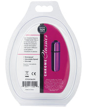 Load image into Gallery viewer, Erotic Toy Company Chrome Classics Bullet - 7 Speed Pink