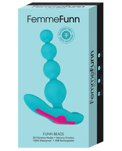 Load image into Gallery viewer, Femme Funn Beads Vibrating Anal Beads - Turquoise