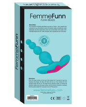 Load image into Gallery viewer, Femme Funn Beads Vibrating Anal Beads - Turquoise