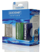Load image into Gallery viewer, Fleshlight Quickshot Vantage Value Pack - Clear