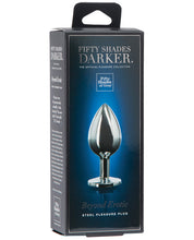 Load image into Gallery viewer, Fifty Shades Darker Beyond Erotic Steel Butt Plug