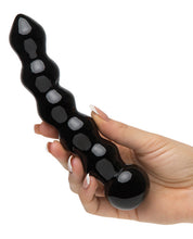 Load image into Gallery viewer, Fifty Shades Freed Its Divine Glass Beaded Dildo - Black