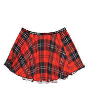 Load image into Gallery viewer, Vibes Fuck Off Skirt Plaid Xs