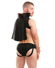Load image into Gallery viewer, Mens Play Dragula Harness Cape &amp; Underwear Black Sm