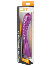 Load image into Gallery viewer, Gigaluv Rippled Curvatura Vibe - 9 Functions Purple