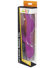 Load image into Gallery viewer, Gigaluv Rechargeable Le Lavish Rabbit - 10 Functions Purple