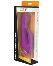 Load image into Gallery viewer, Gigaluv Dual Contoura - 7 Functions Purple