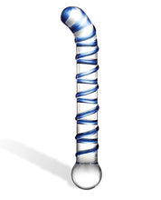 Load image into Gallery viewer, Glas Mr. Swirly 6.5" G-spot Glass Dildo